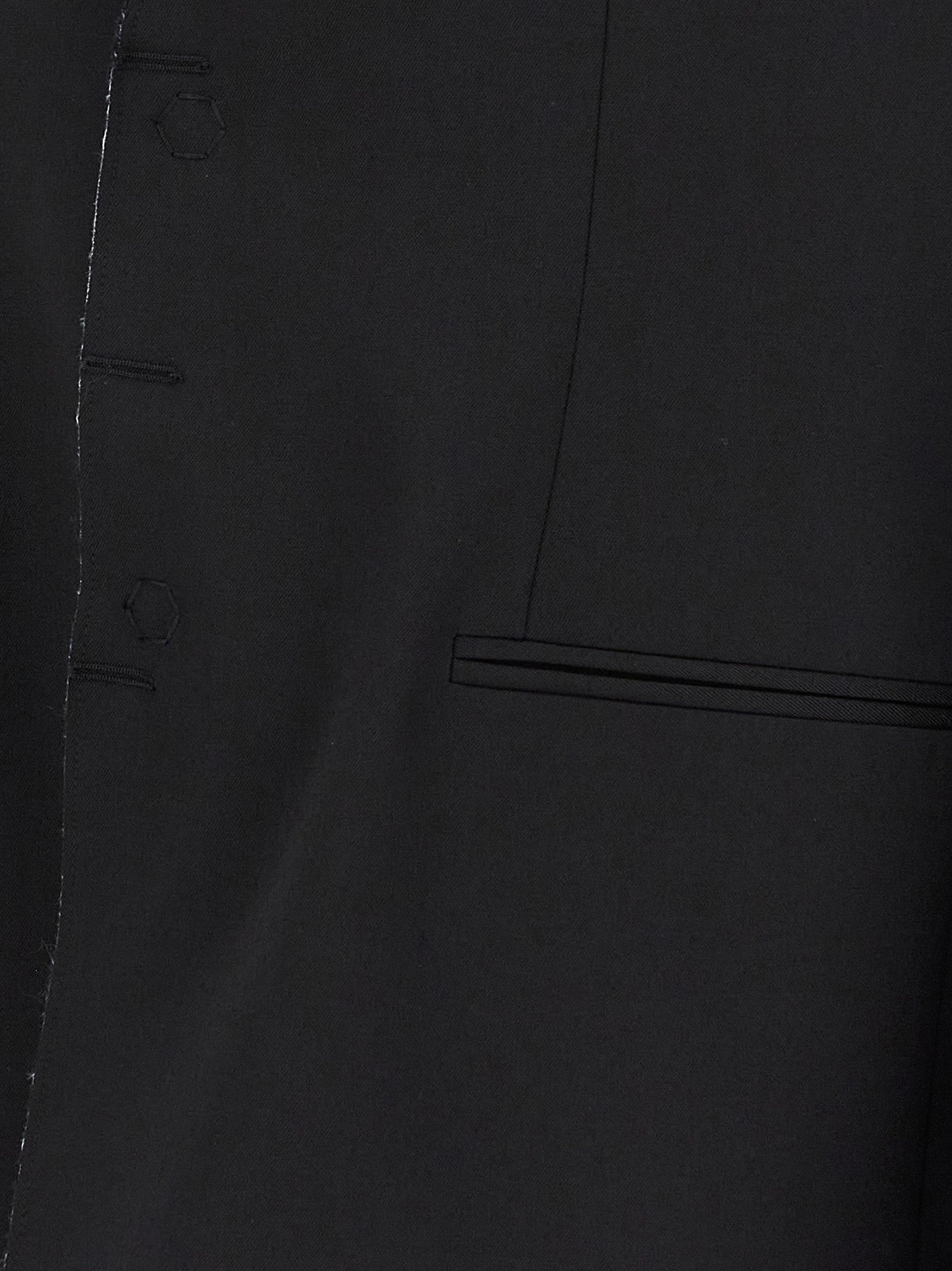 Single-breasted blazer Black