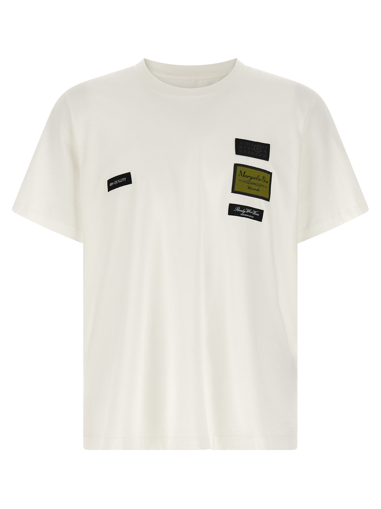 etichette patch t-shirt White Cotton