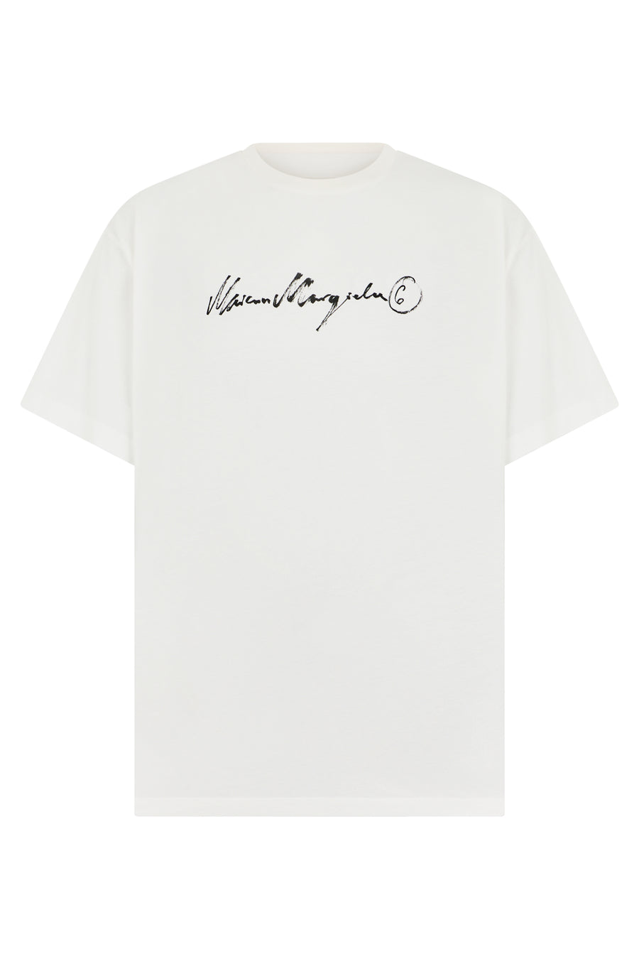 T-Shirt With Print Off White Cotton T-shirts