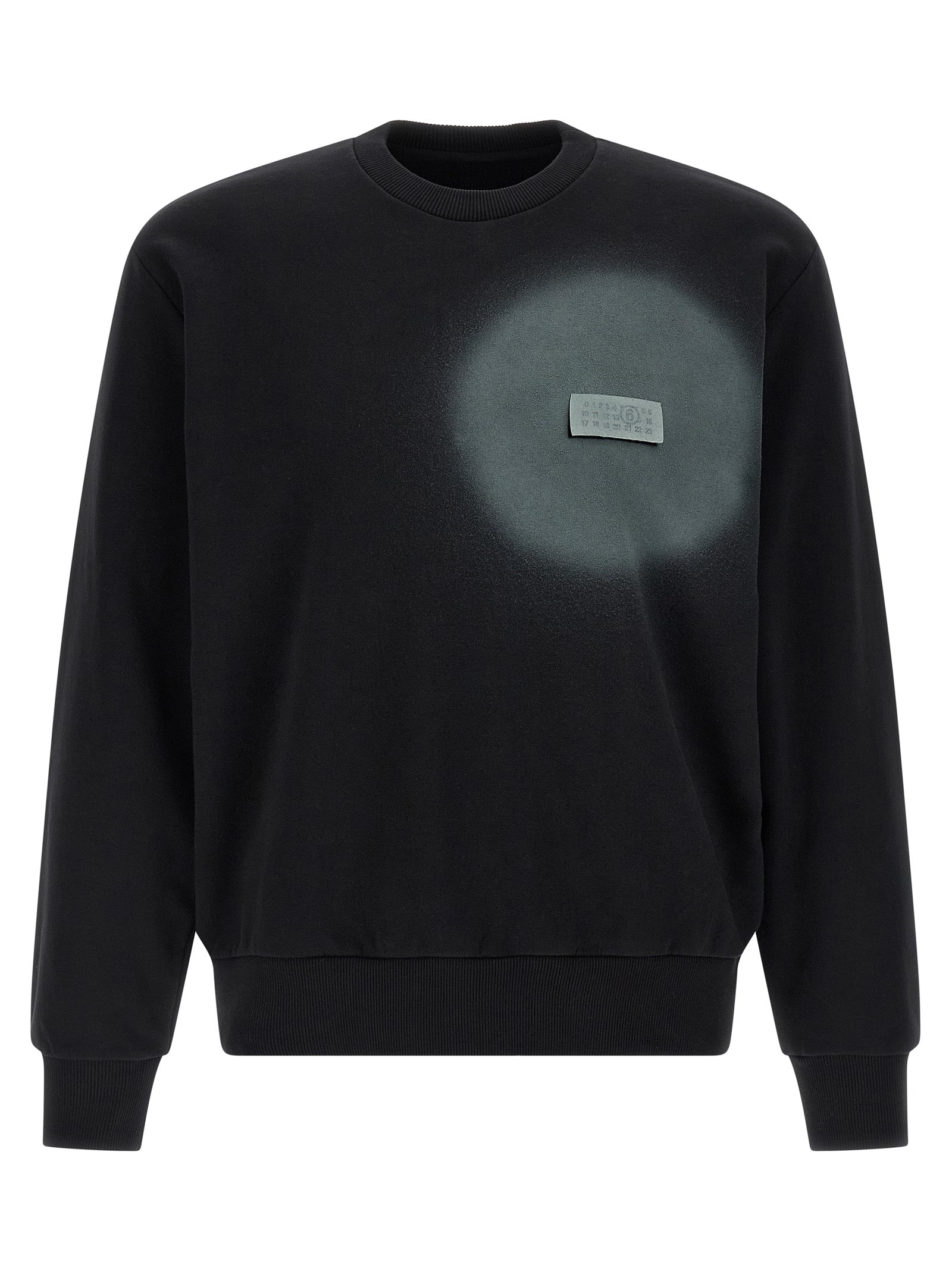 Numeric Signature MM6 spray sweatshirt Black Cotton