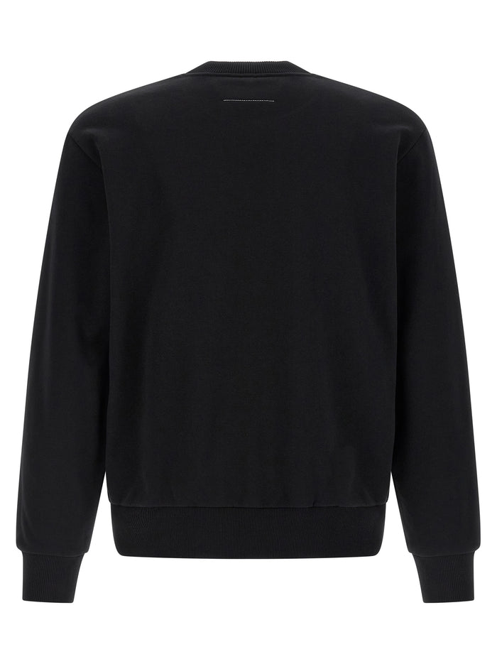 Numeric Signature MM6 spray sweatshirt Black Cotton