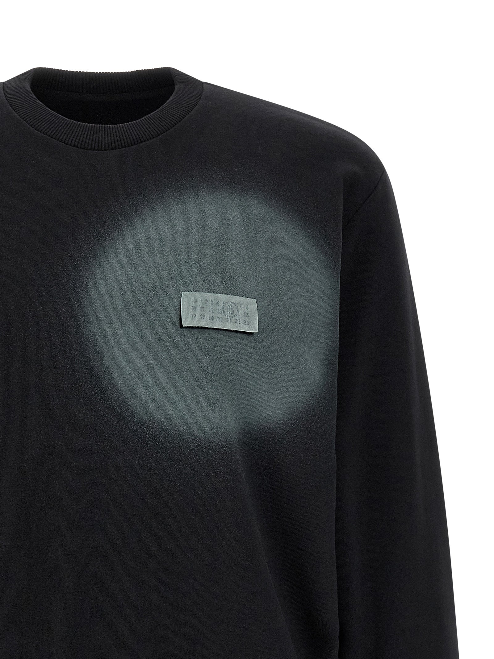 Numeric Signature MM6 spray sweatshirt Black Cotton