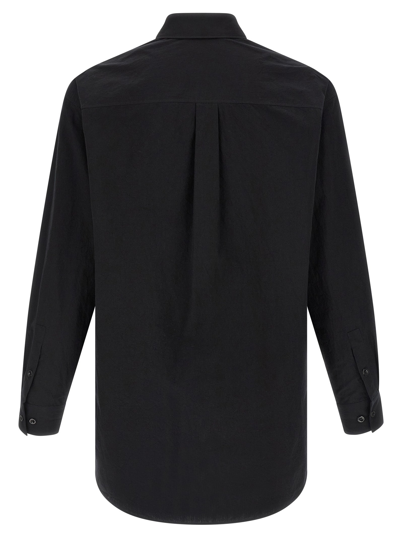 Two Pocket Shirt Black Cotton Shirt, Blouse
