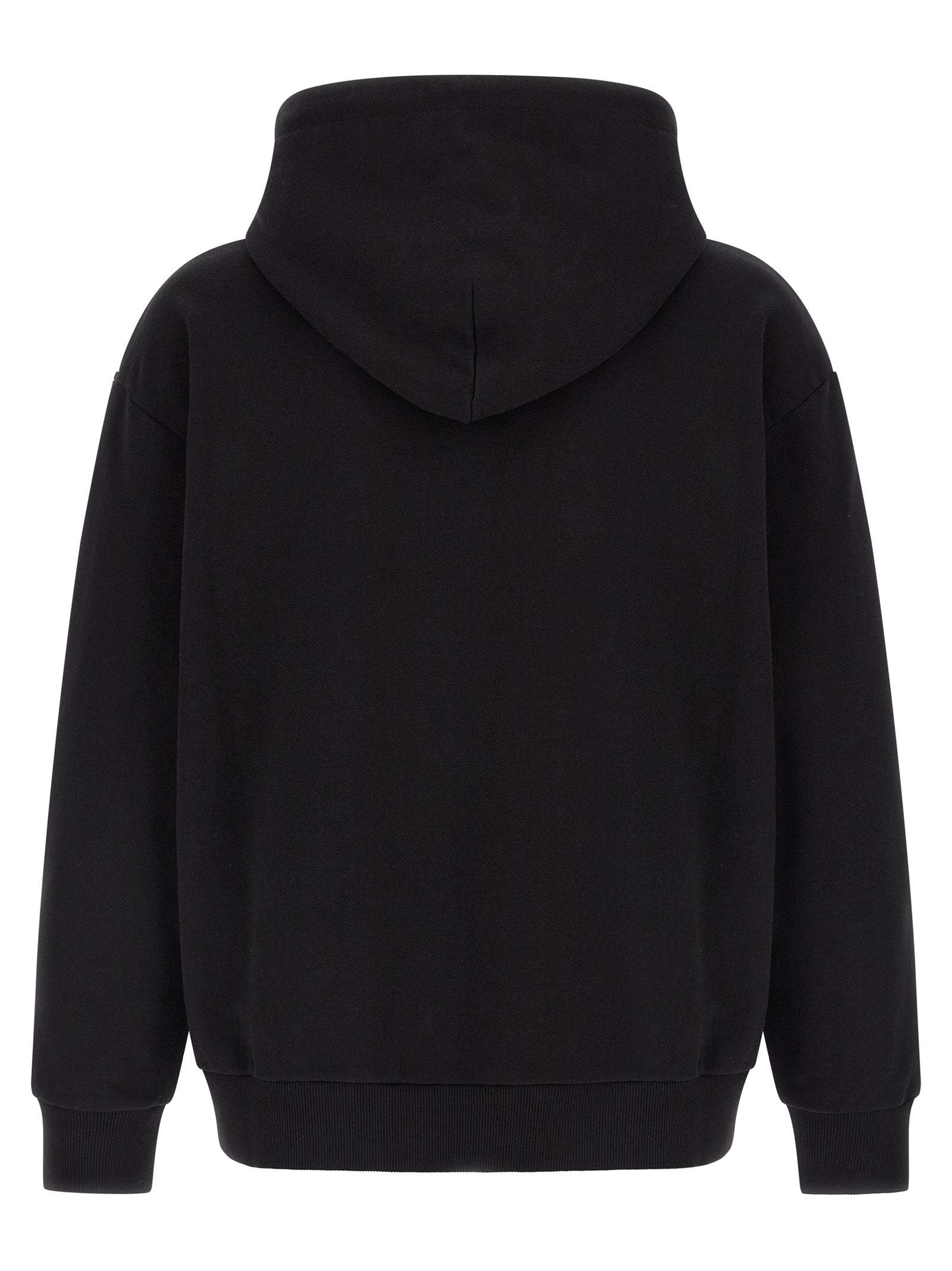 Hoodie Black Cotton Sweatshirt