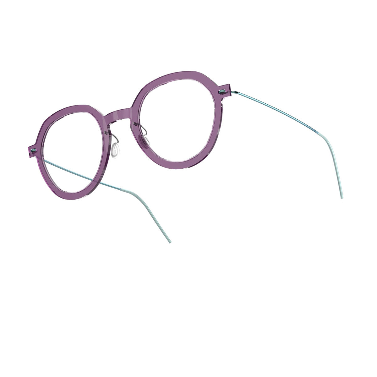 Lindberg N.O.W. 6640 C19 P85 804 Viola Turchese Titanium Occhiali Da Vista