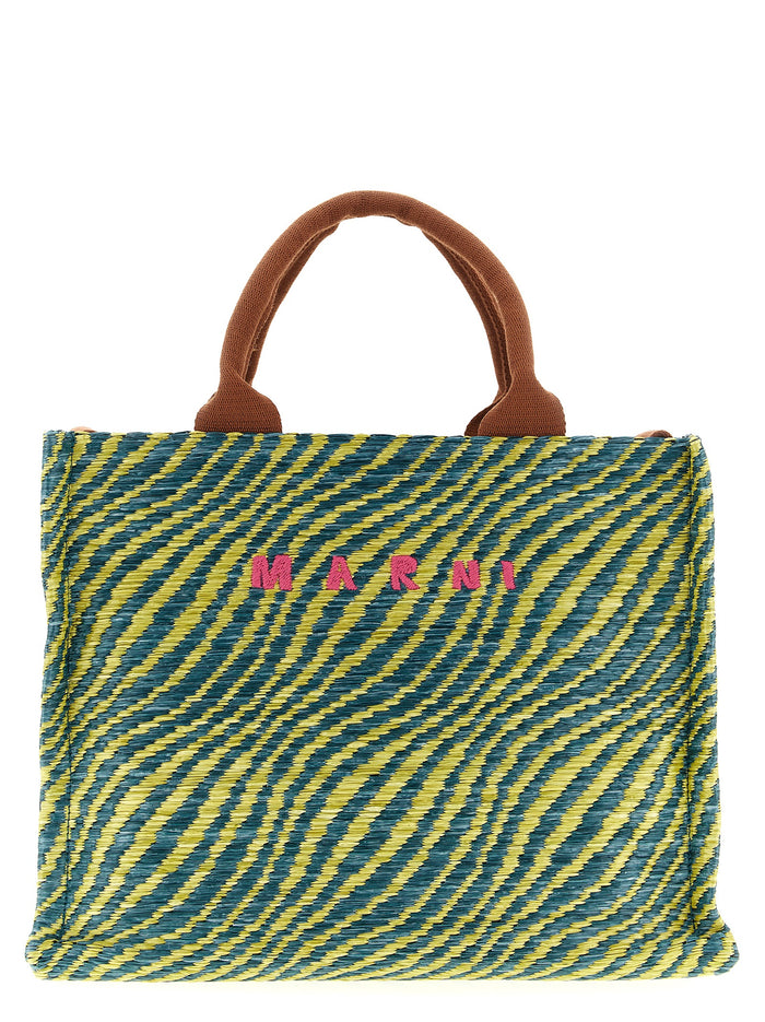 Raffia handbag Multicolor Polyamide Hand Bags