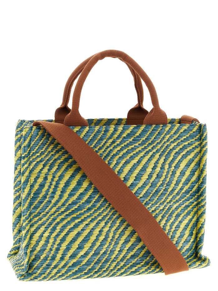 Raffia handbag Multicolor Polyamide Hand Bags