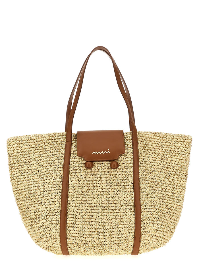 Medium Trunkaroo shopping bag Beige Paper Tote