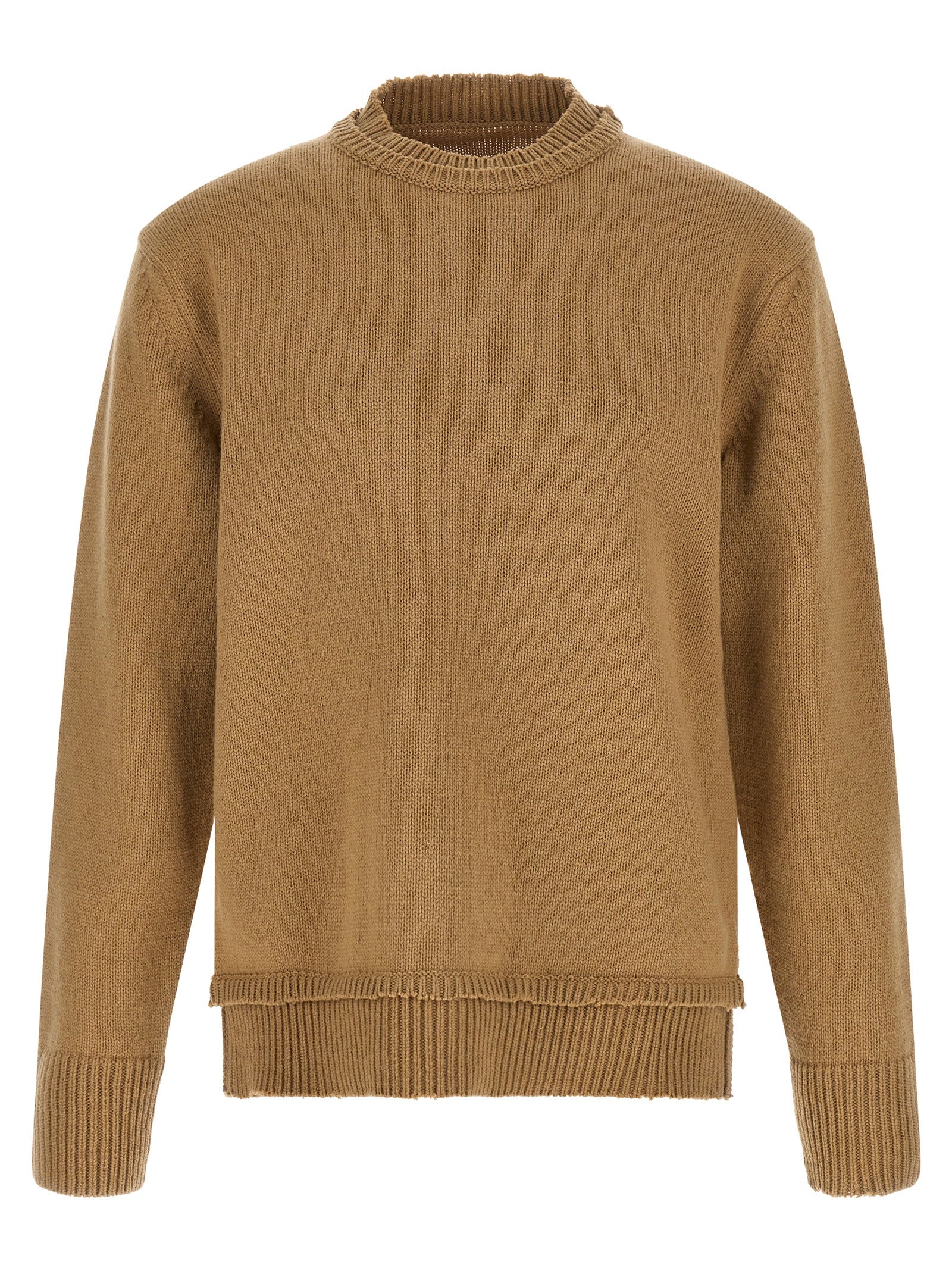 Patch sweater Beige Sweater, Cardigans