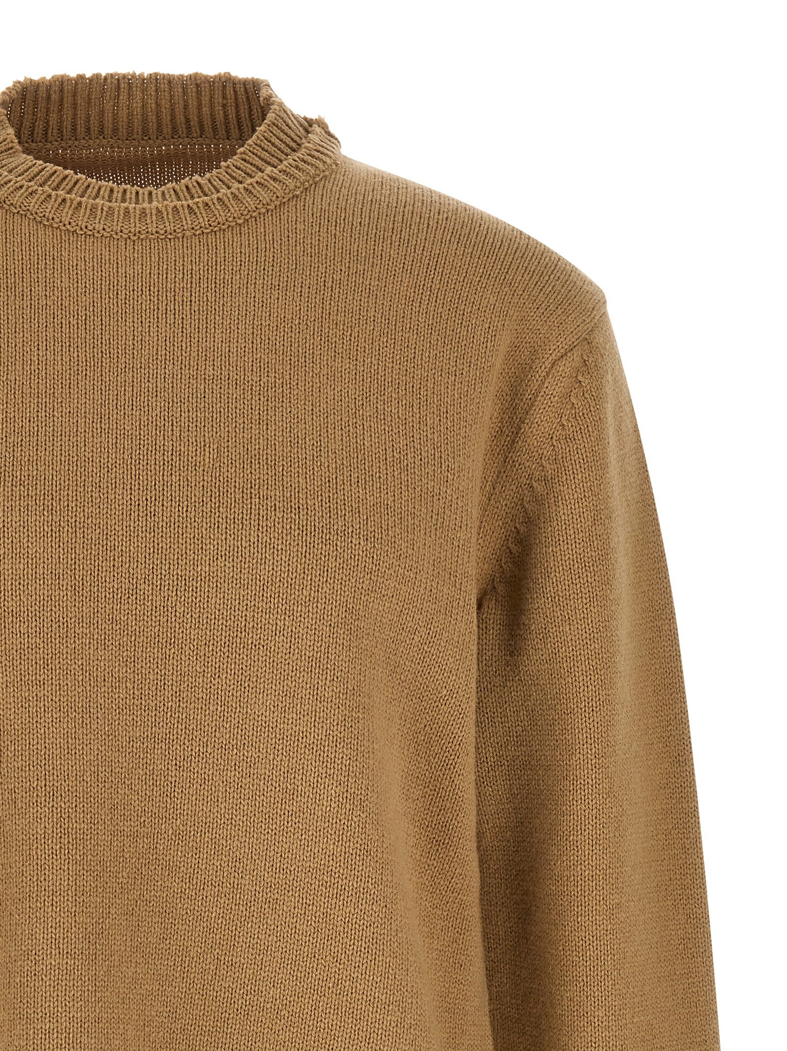 Patch sweater Beige Sweater, Cardigans
