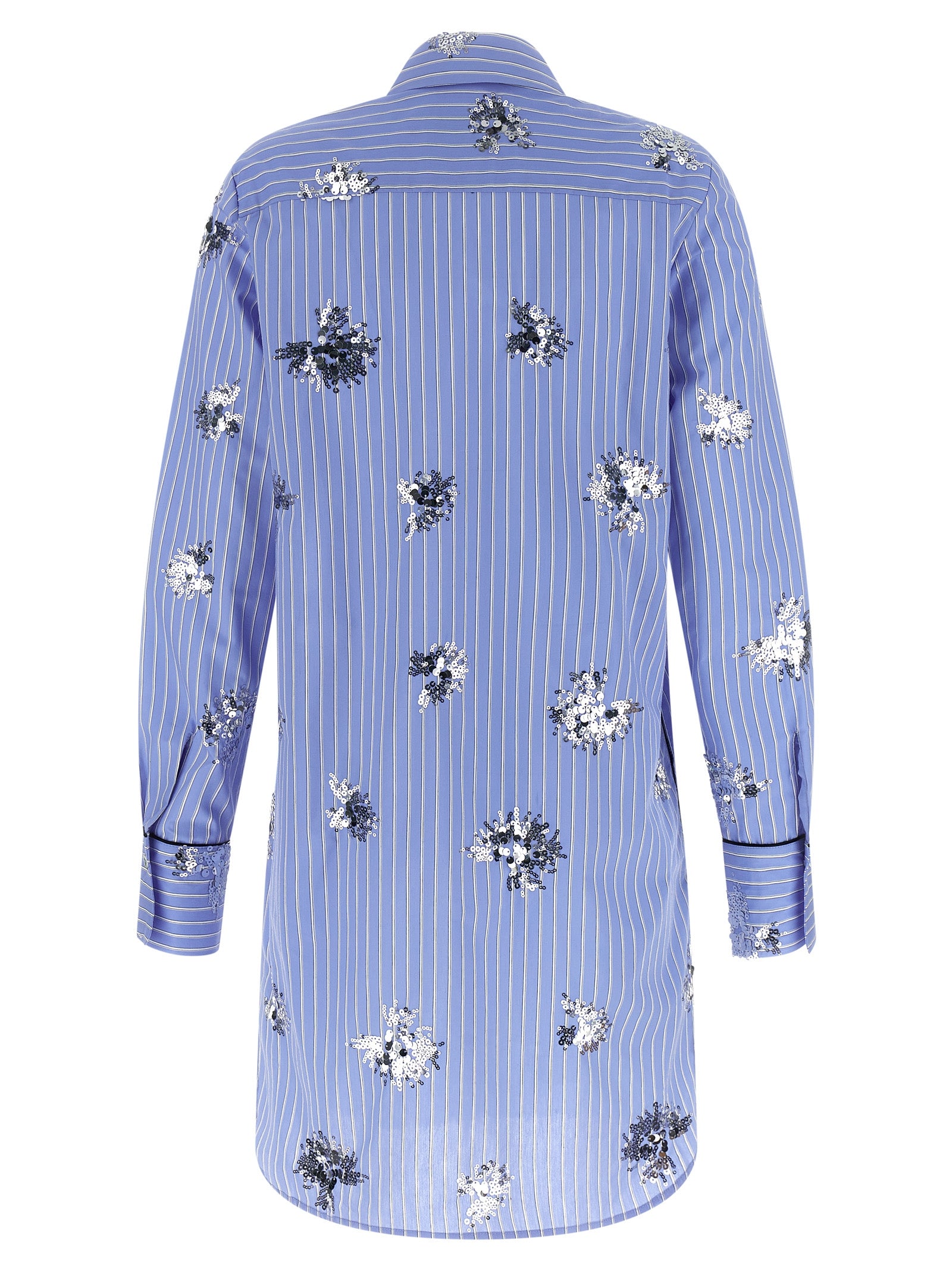 Silenzio Dress Light Blue Cotton