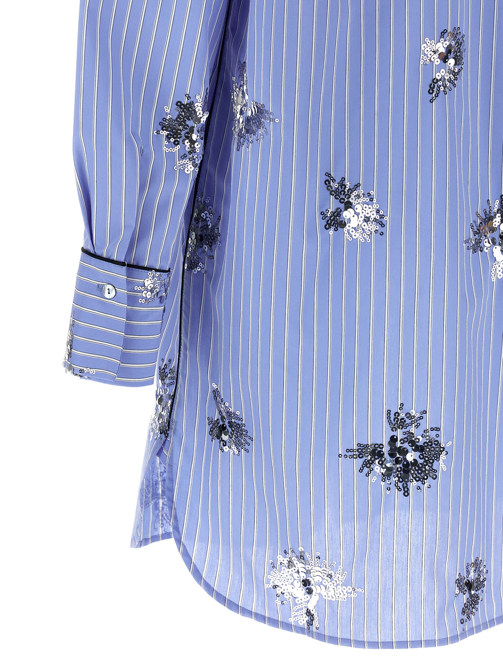 Silenzio Dress Light Blue Cotton