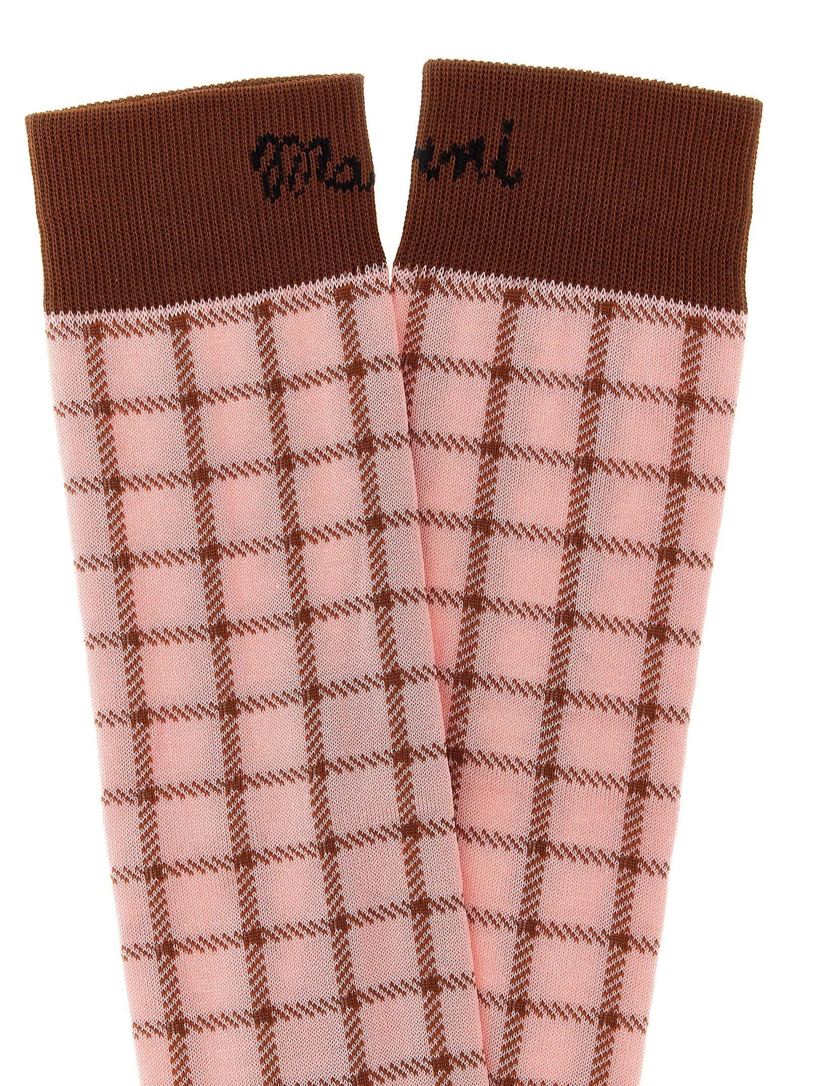 Check socks Multicolor Cotton