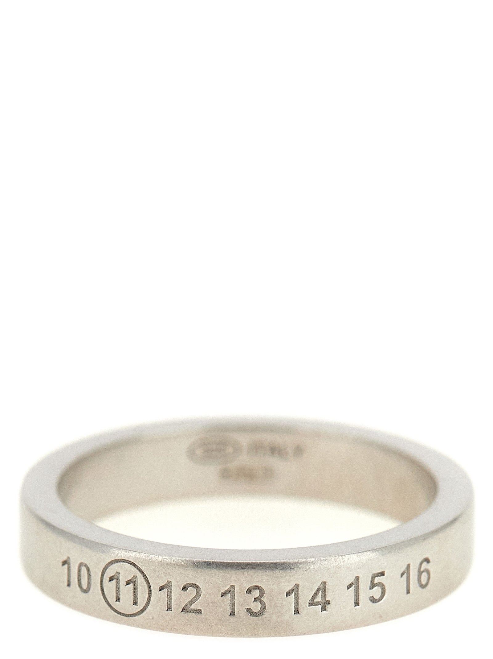 Number Reference ring Silver Jewelry