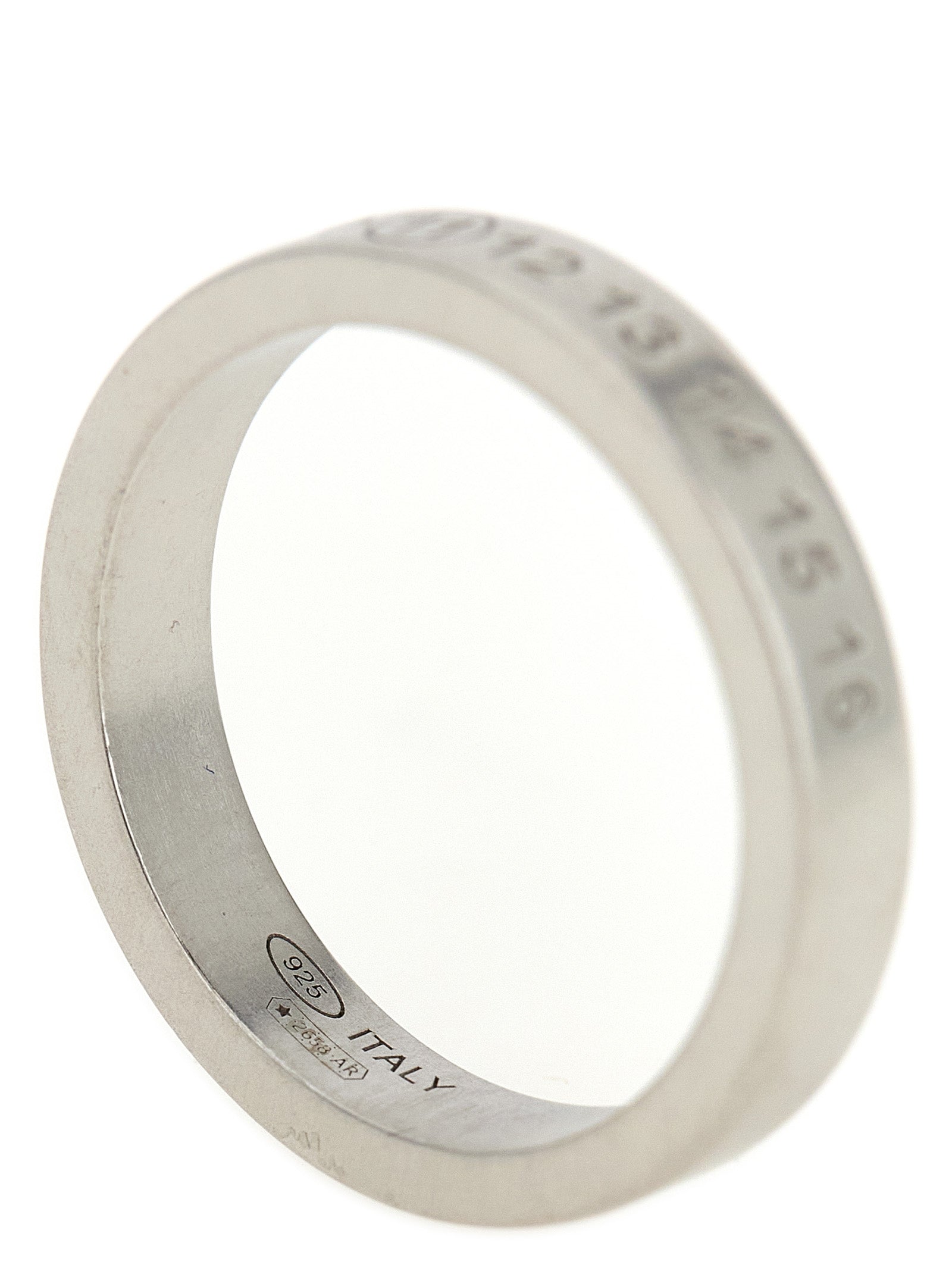 Number Reference ring Silver Jewelry