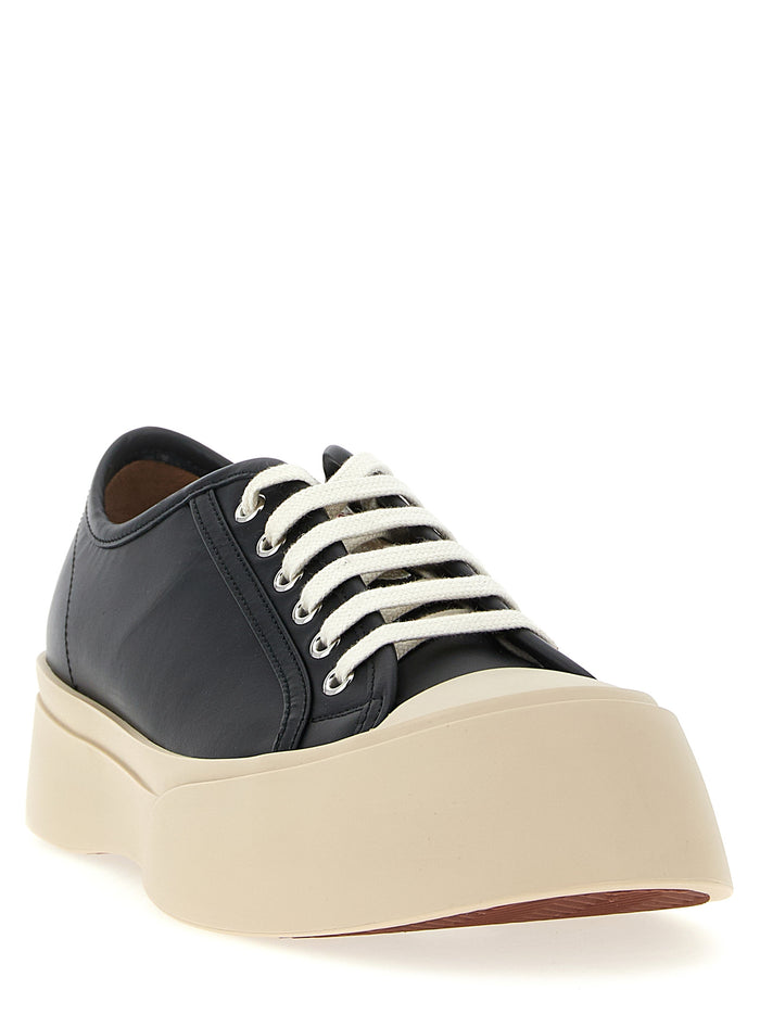 Pablo Sneakers Black Calfskin Leather (bos Taurus)