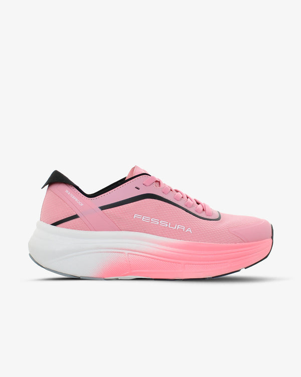 Fessura Italia Mesh upper sneaker in pink