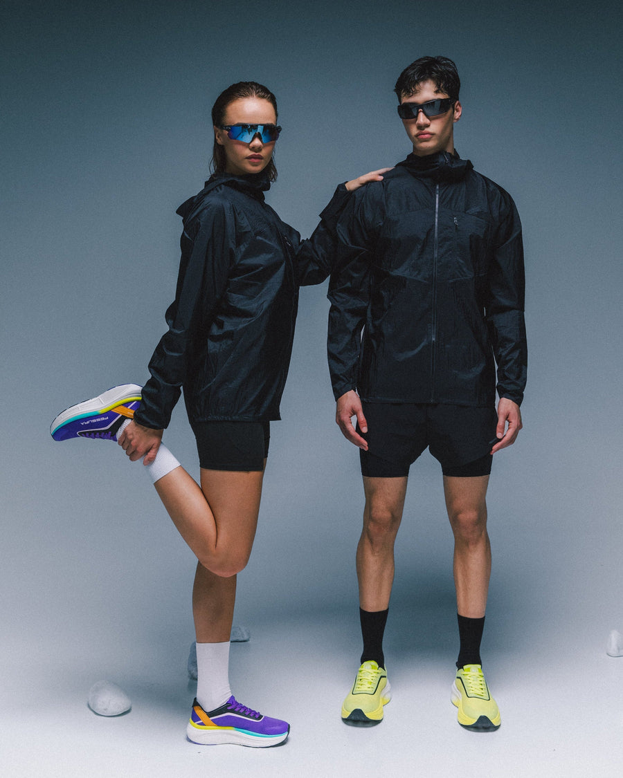 Fessura Italia Synthetic upper with mesh sneakers in yellow