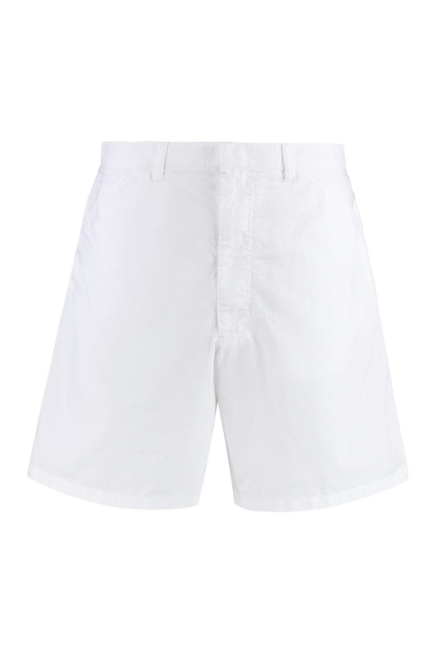 Cotton Bermuda Shorts White