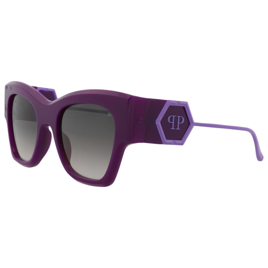 Preloved - Philipp Plein Womens 53mm Violet Sunglasses Spp120m-53-0875 One Color