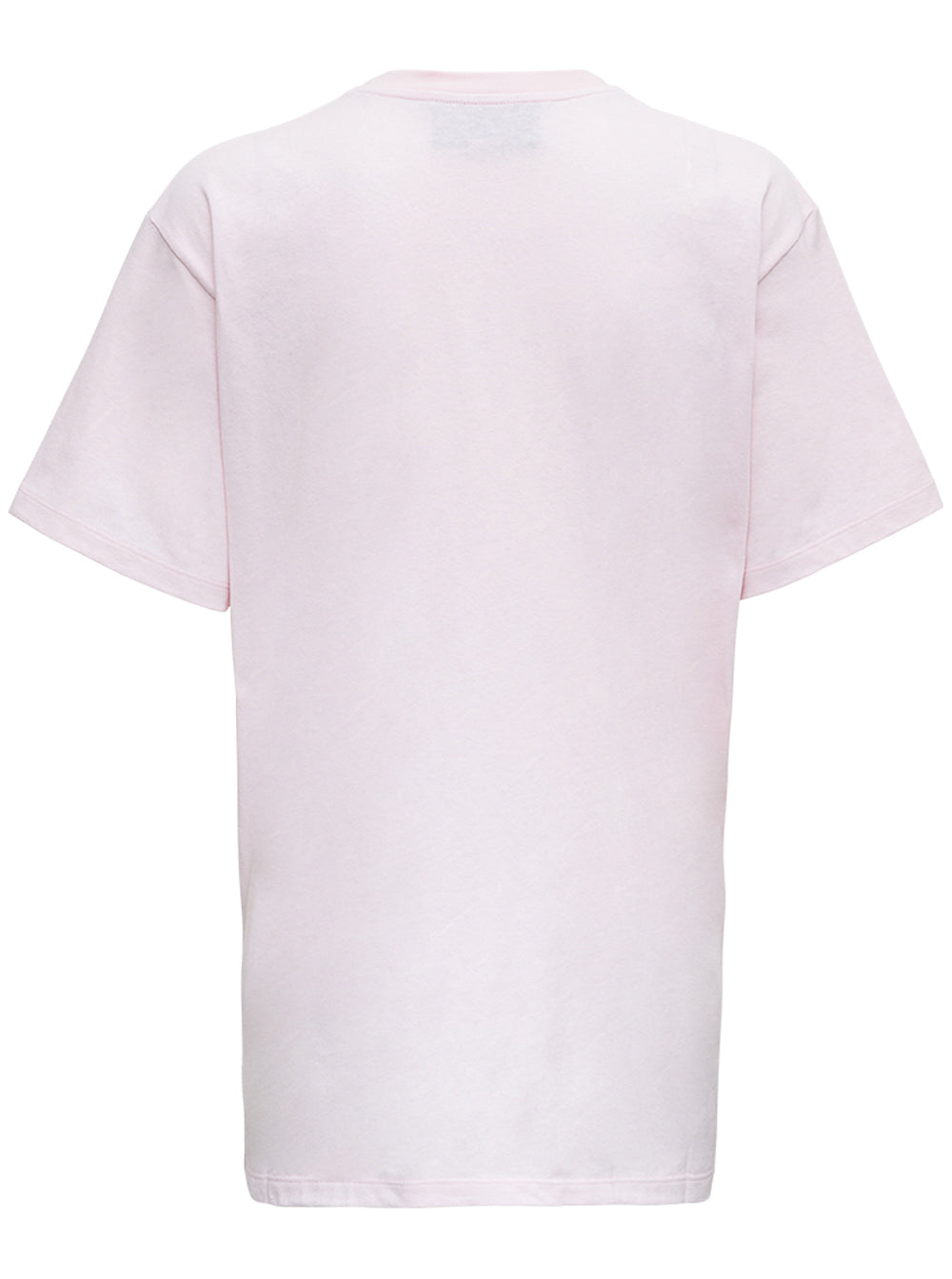 Pink Cotton T-Shirt With Gucci 1921 Studded Print Tshirts And Polo Shirts