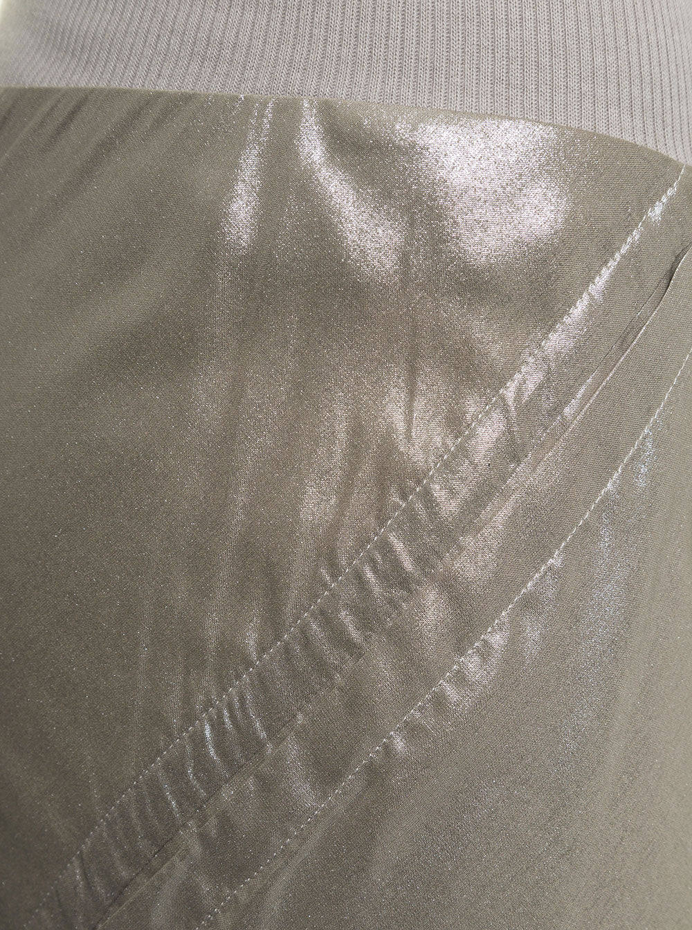 Gold Colored Viscose Palazzo Pants Metallic Trousers