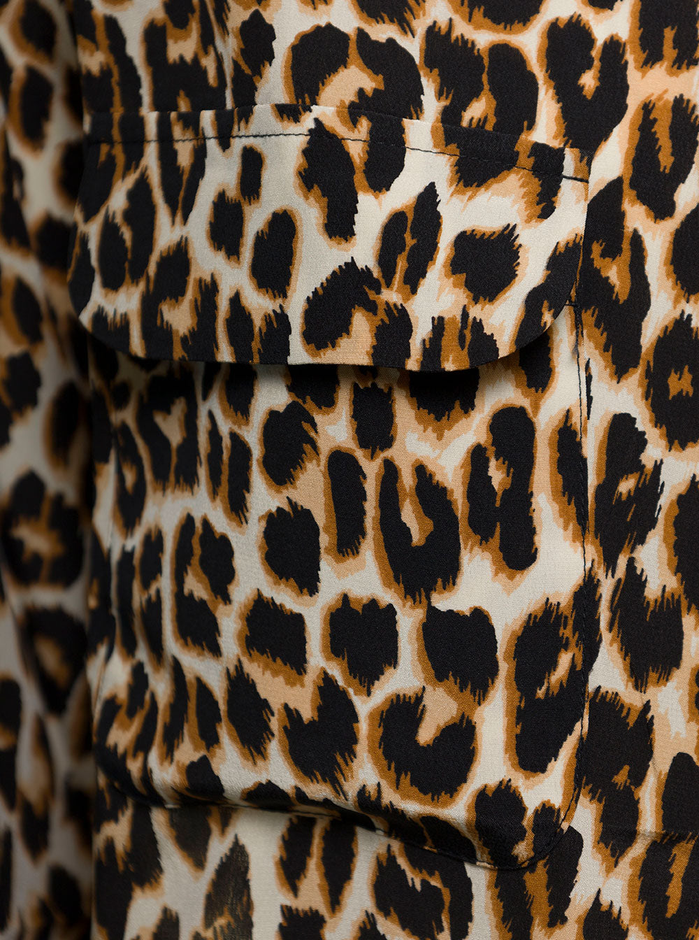 Equipment Womans Animalier Silk Shirt Brown And Blouses