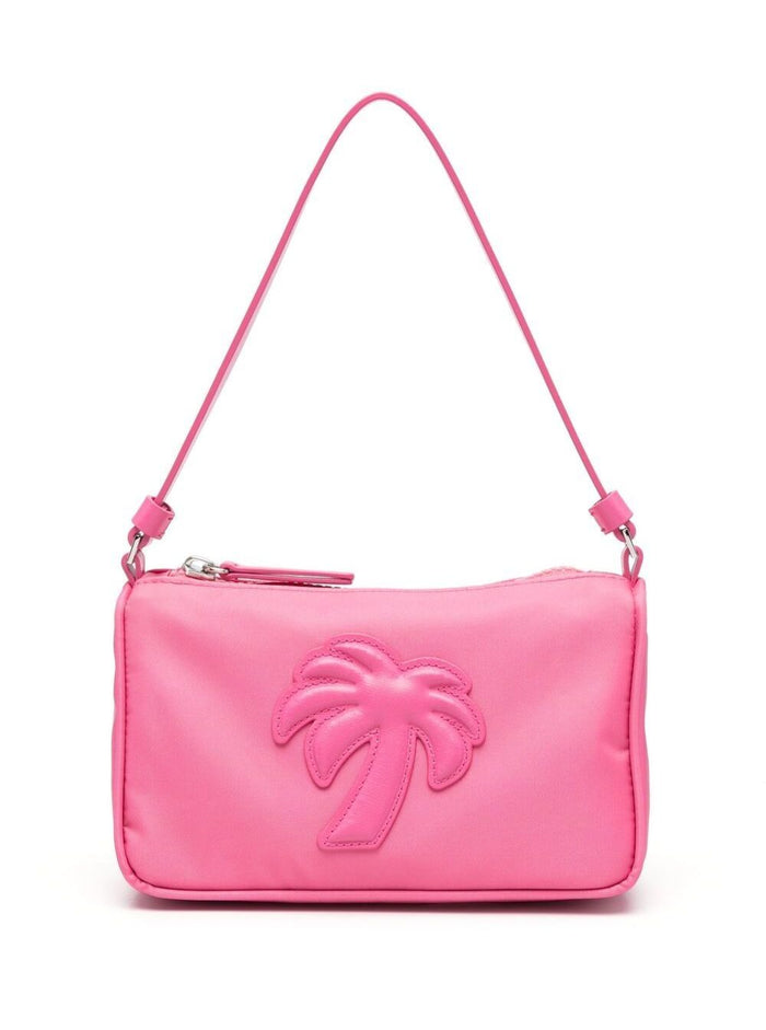Fuxia Palm Tree Shoulder Bah Nylon Woman Bags
