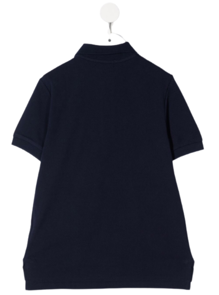 Polo Ralph Lauren Kids Boys Blue Cotton Piquet Shirt Blu Tshirts And