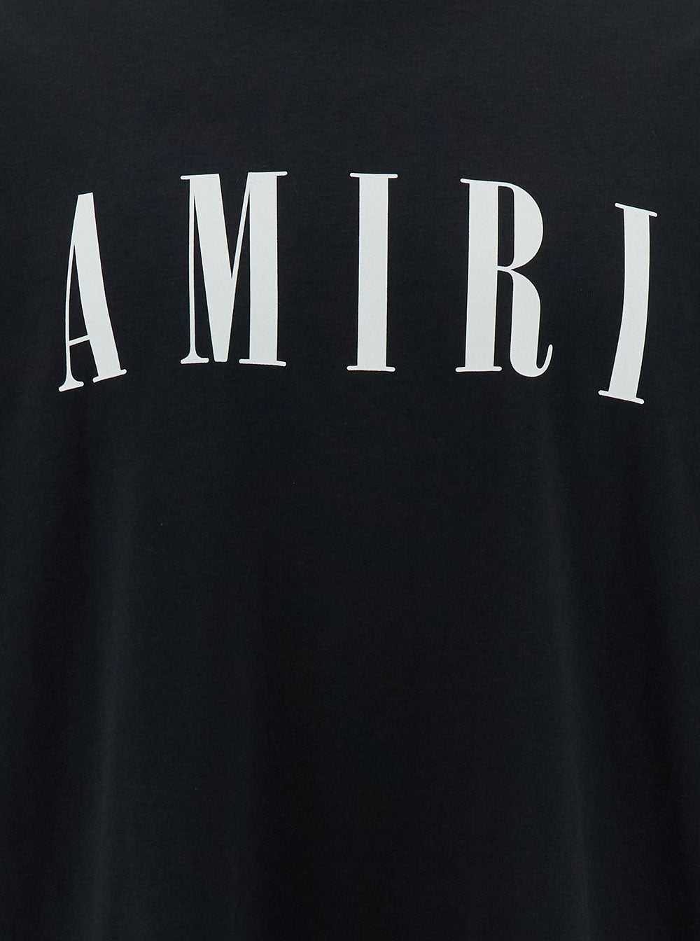 Black T-Shirt With Contrasting Logo Print Cotton Man Tshirts And Polo Shirts