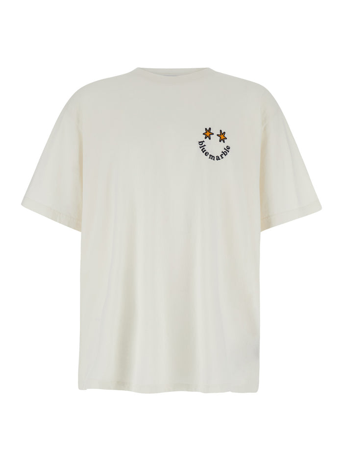 Smile White T-Shirt Cotton Man Tshirts And Polo Shirts