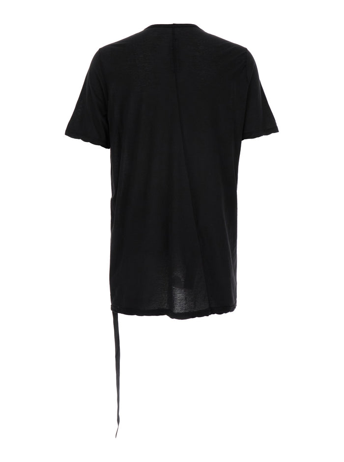 Black Crewneck T-Shirt With Oversized Band Cotton Man Tshirts And Polo Shirts