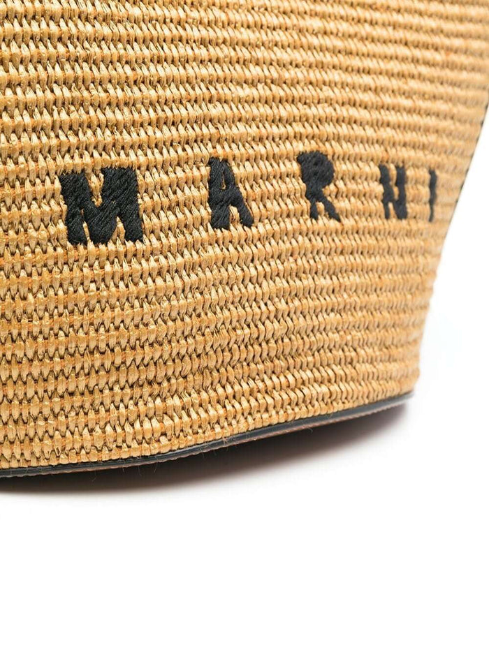 Small Tropicalia Handbag Beige Cotton Polyamide Hand Bags