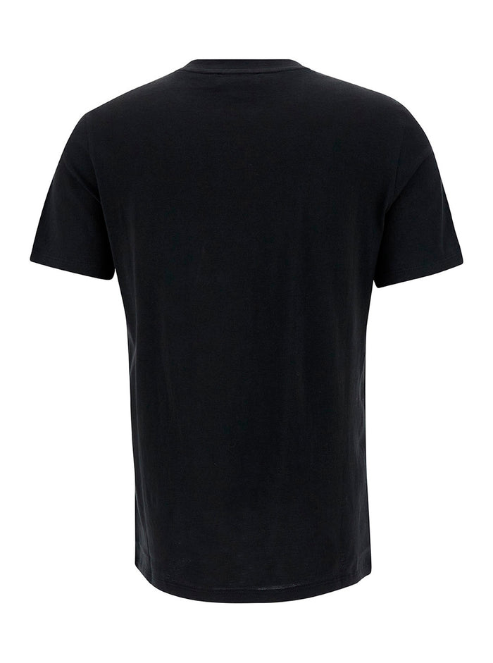 Black Crewneck T-Shirt Cotton Woman Pima Tshirts And Polo Shirts