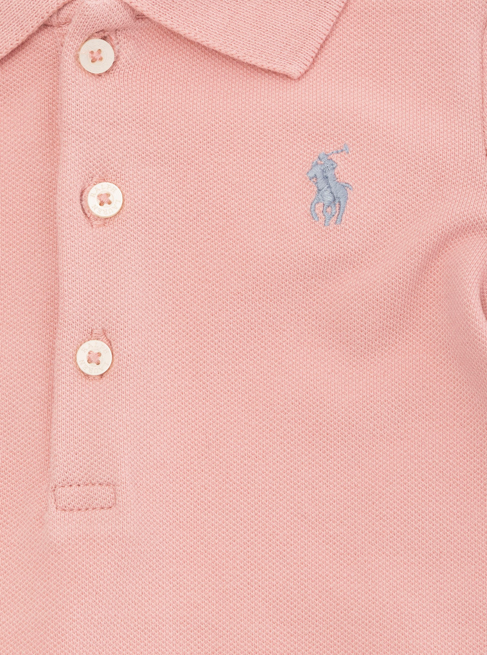 Stretch Mesh Polo Dress & Bloomer Pink