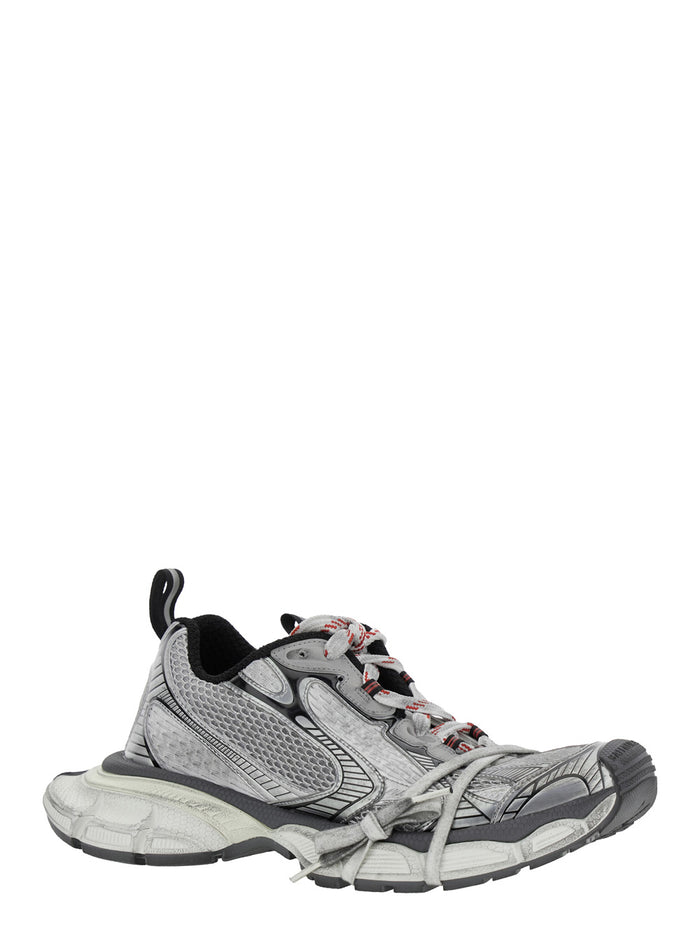 3xl Metallic Low Top Sneakers With Logo Detail Tech Fabric Man Polyurethane Polyester