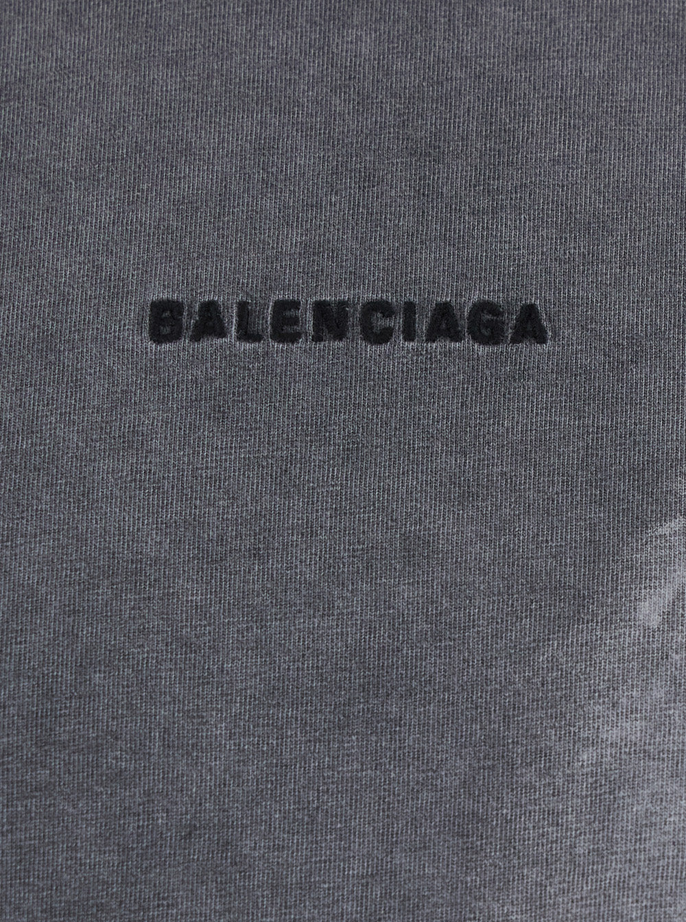 Black Crewneck T-Shirt With Logo Lettering On Front And Rear Vintage Effect Cotton Man Tshirts Polo Shirts
