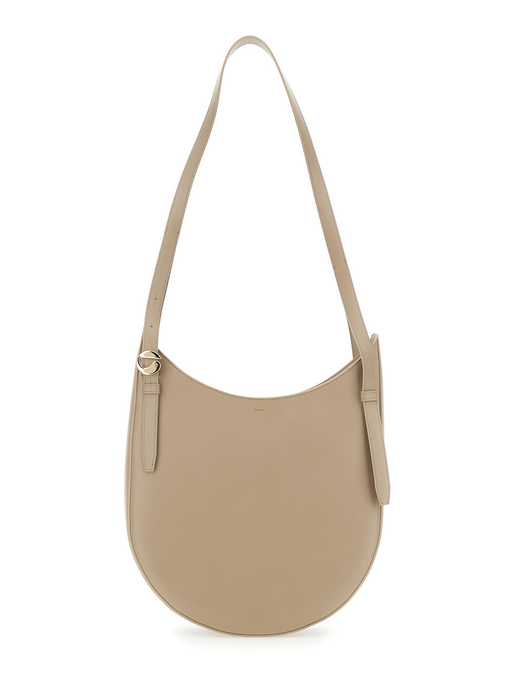 HOBO BELT BAG Beige Leather Shoulder