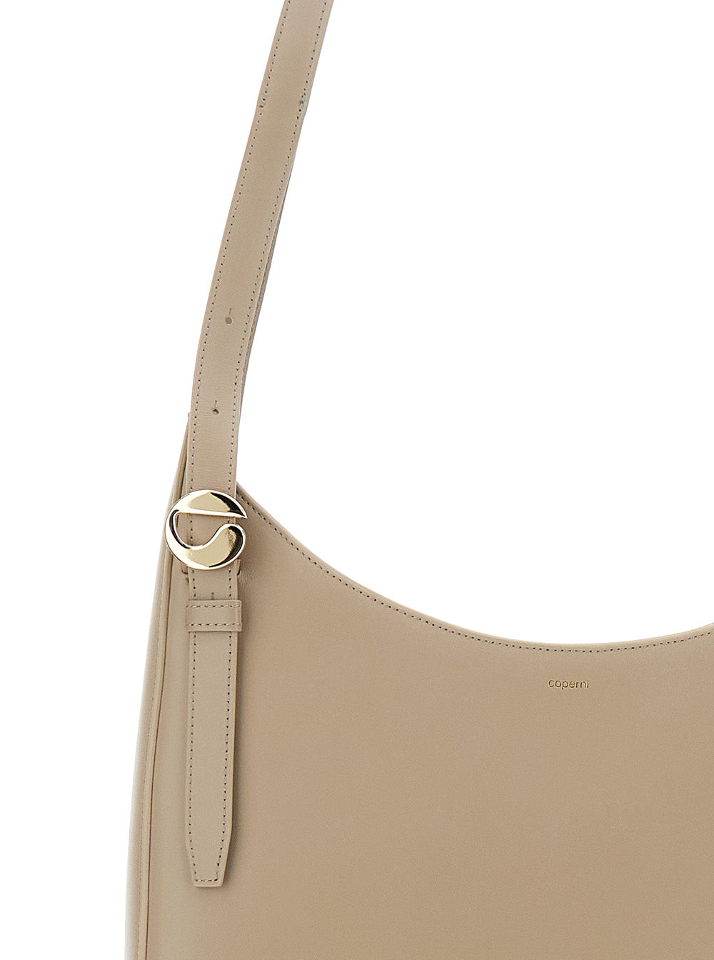 HOBO BELT BAG Beige Leather Shoulder