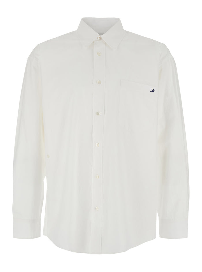 UNISEX PAPERLY OVERSIZED SHIRT White Cotton And Blouses