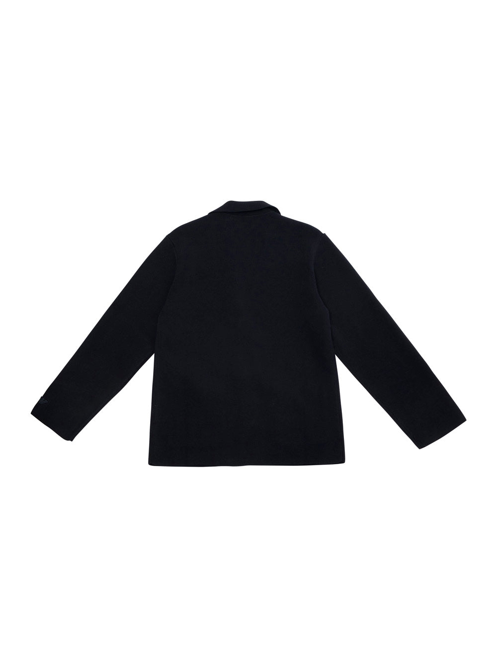 Blue Single-Breasted Jacket With Notched Revers Cotton Blend Boy Blu Viscose Blazers