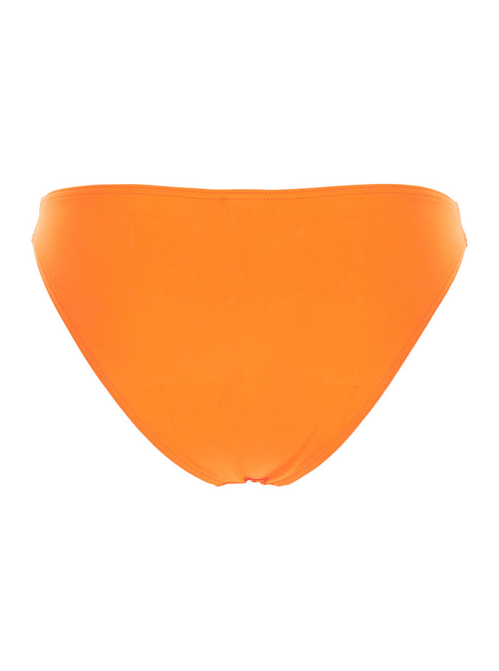 Tripon Orange Bikini Bottoms With Low Rise Tech Fabric Stretch Woman Polyamide Spandex Underwear