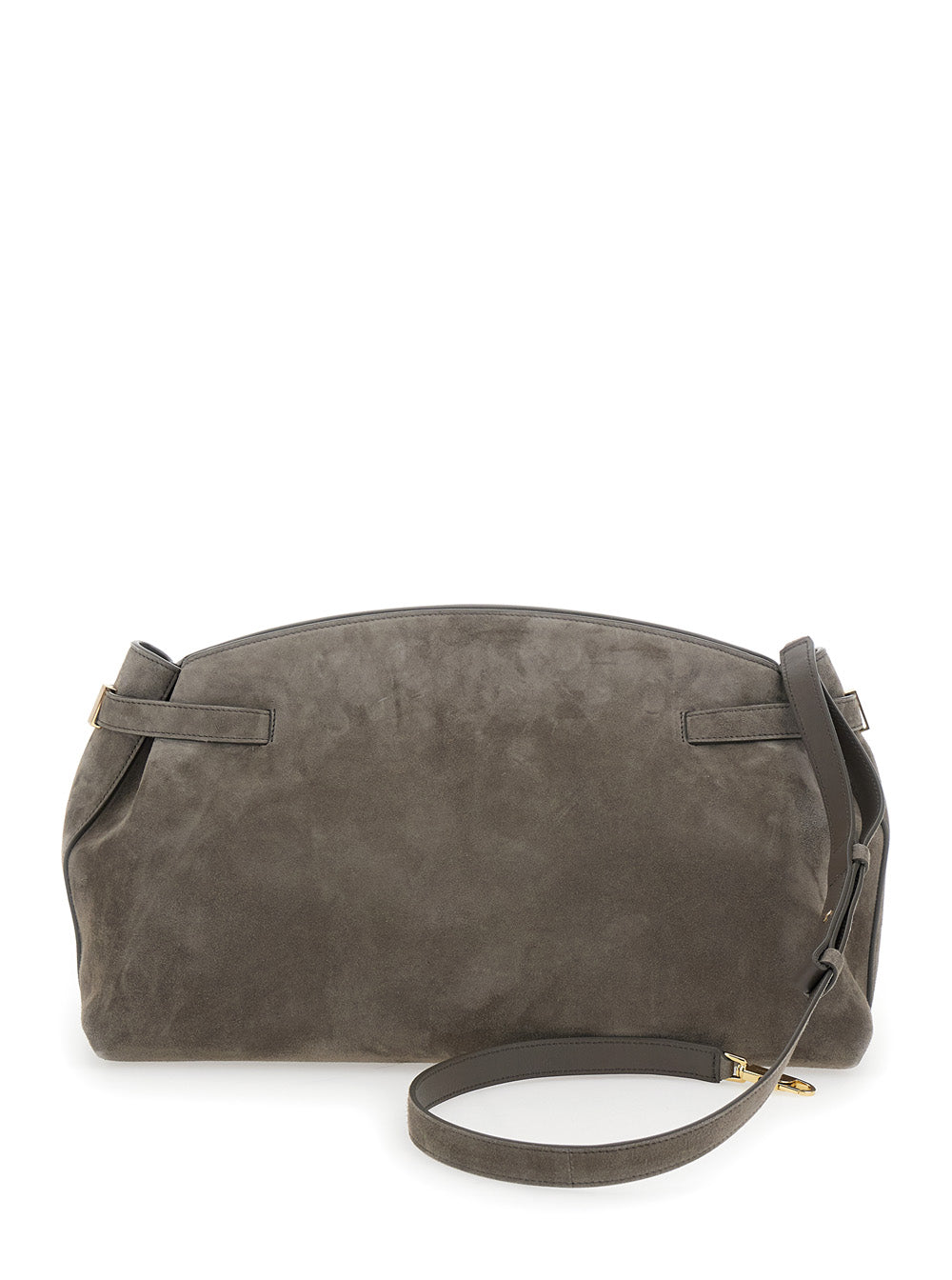 Hug Pouch L Grey Goat Clutches And Pochettes