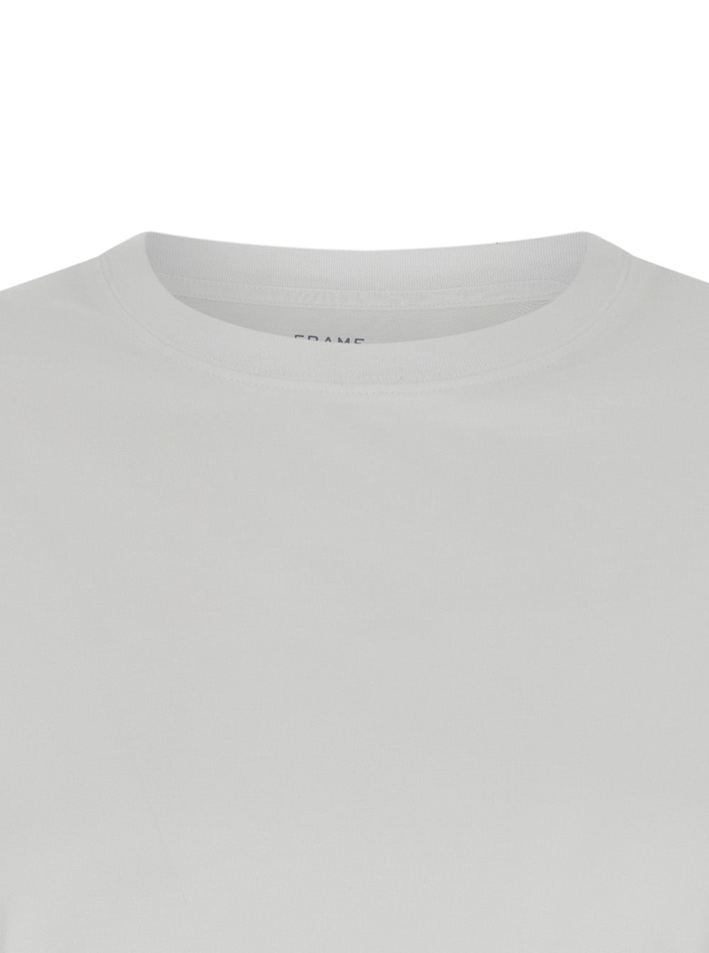 White Crewneck T-Shirt Jersey Woman Cotton Tshirts And Polo Shirts