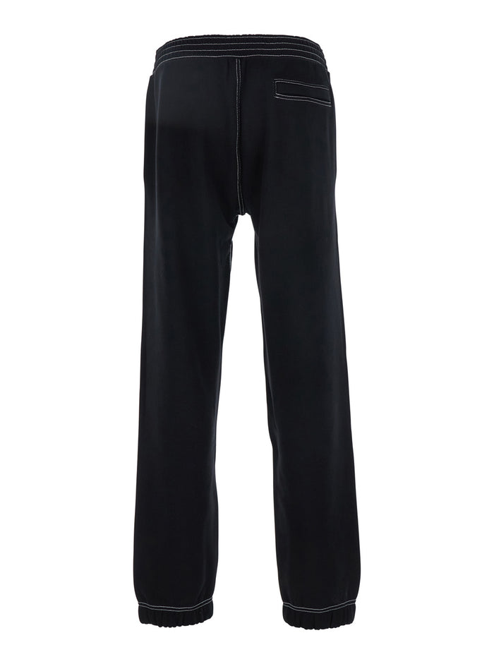 Black Jogger Pants with 4G Embroidery in Cotton Man Trousers