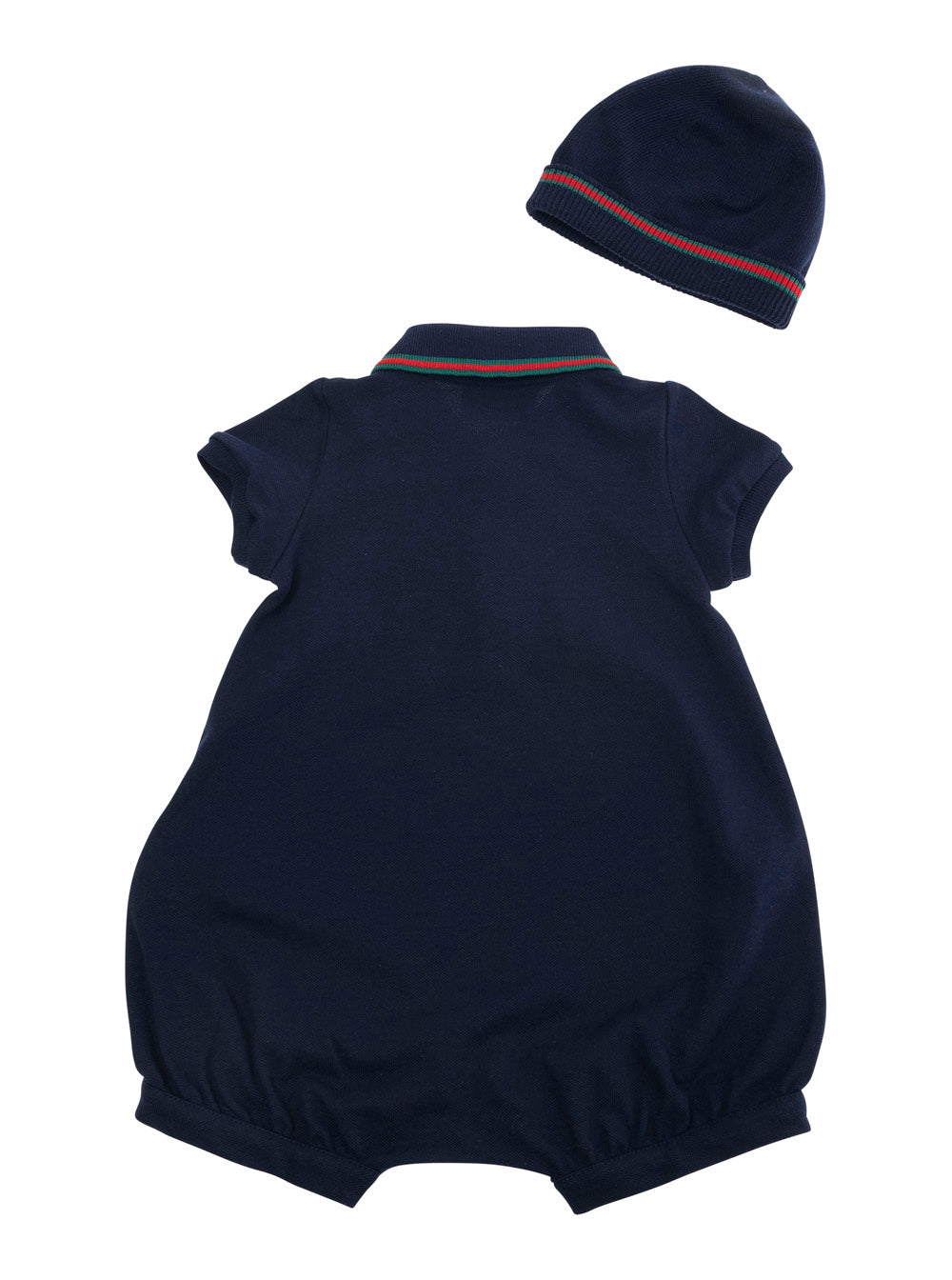 Dark Blue Tracksuit and Beanie Set in Cotton Baby Blu Suits