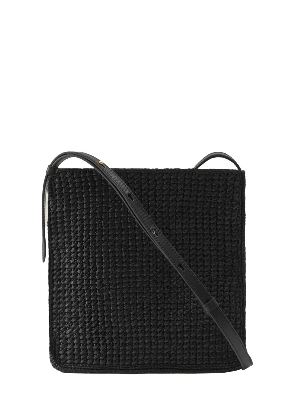 Neja NS Sac Black Raffia Hand Bags