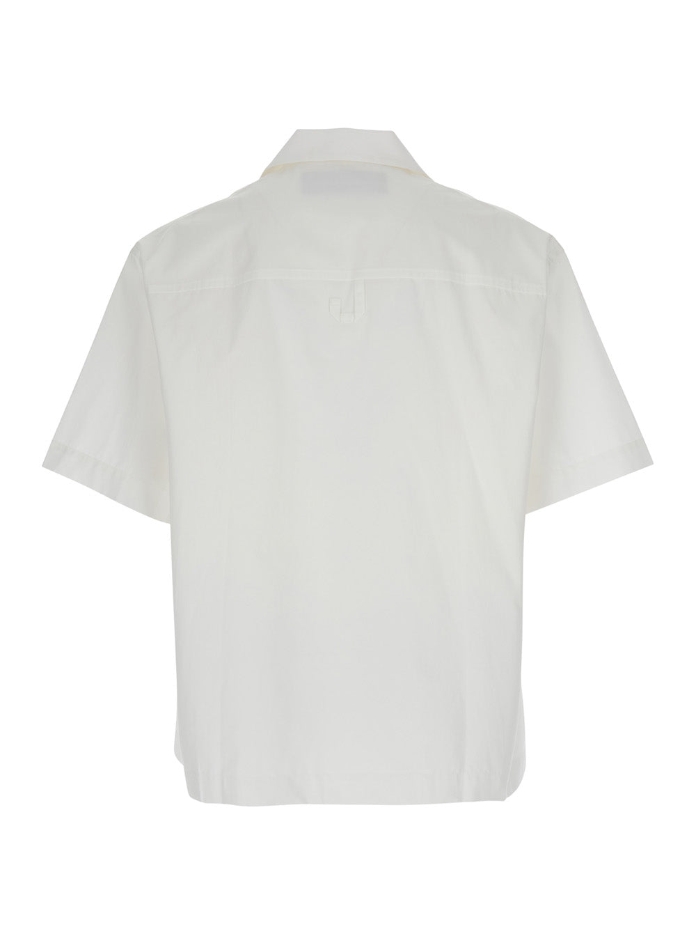 La Chemise Jean White Shirt With Print On The Front Cotton Man And Blouses