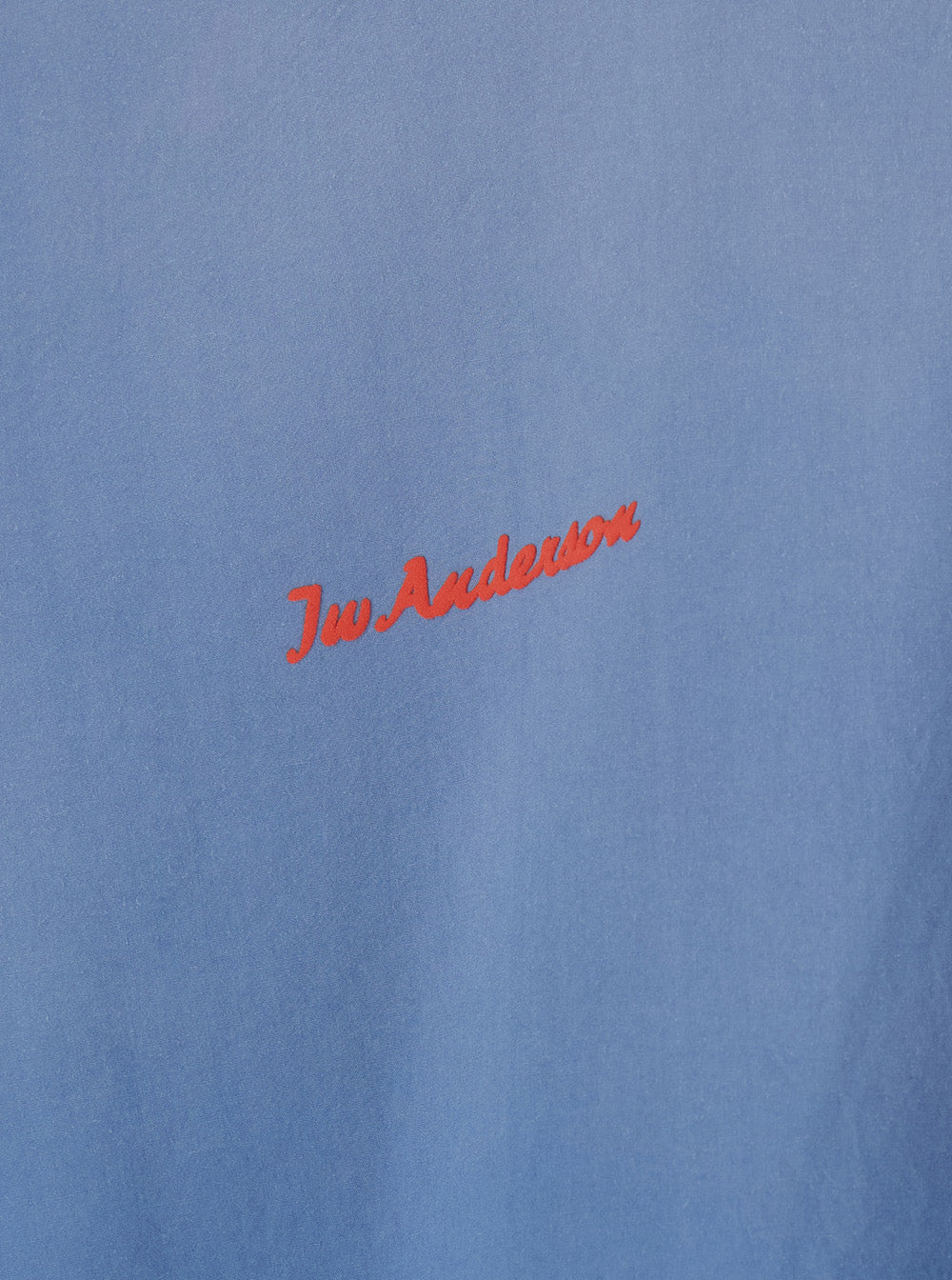 Blue Oversize Polo Shirt With Logo Lettering On The Front And Detail Cotton Man Light Tshirts