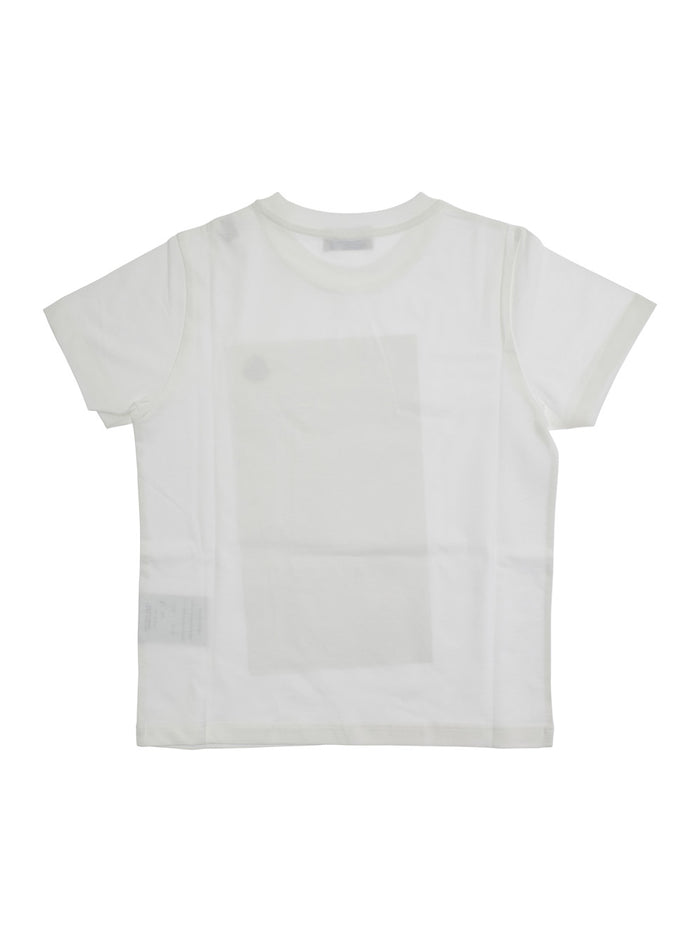 Multicolor Set Of Three T-Shirts With Logo Patch On The Front Cotton Boy Tshirts And Polo Shirts